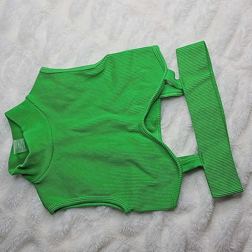 Cute Green 💚 Crop Top